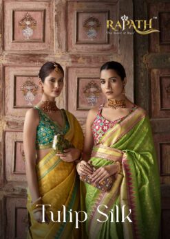 Rajpath Tulip Designer Banarasi Tissue Silk Latest Saree