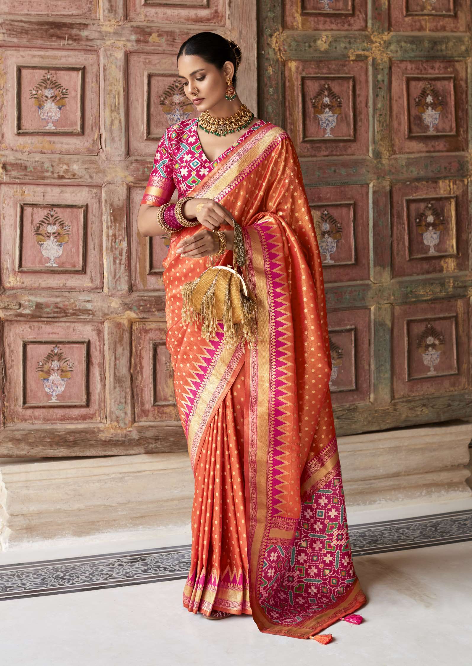 Rajpath Tulip Designer Banarasi Tissue Silk Latest Saree