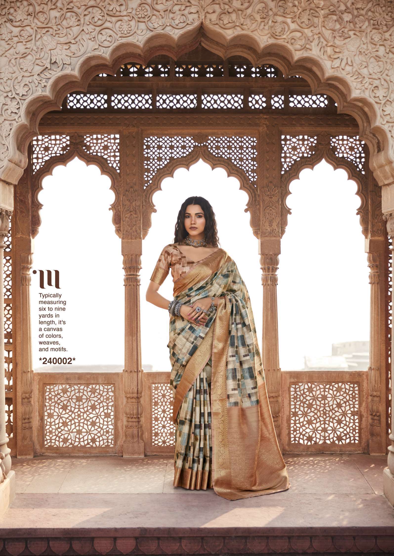 Rajpath Anshika Printed Handloom Silk Wedding Wear Saree