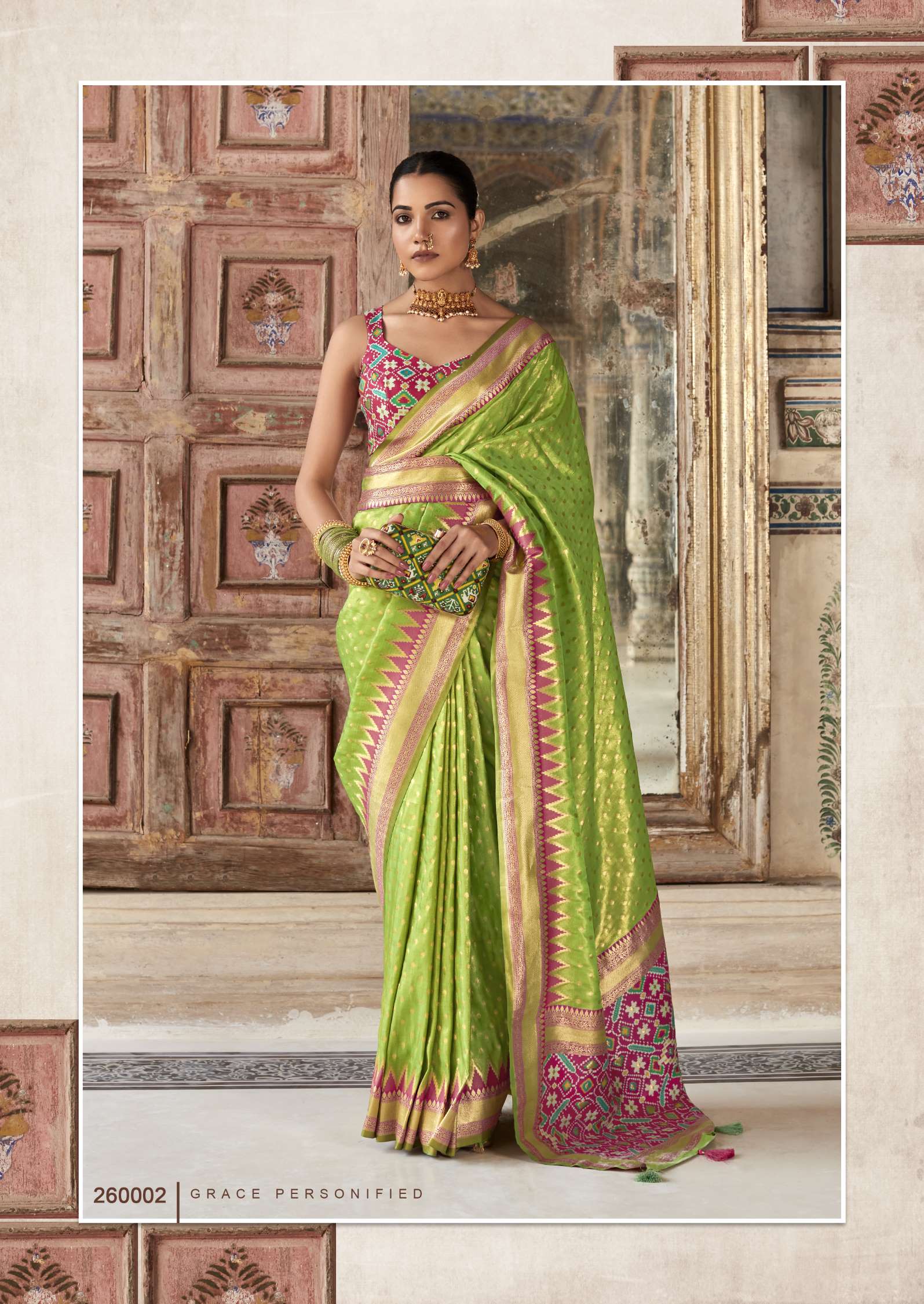 Rajpath Tulip Designer Banarasi Tissue Silk Latest Saree