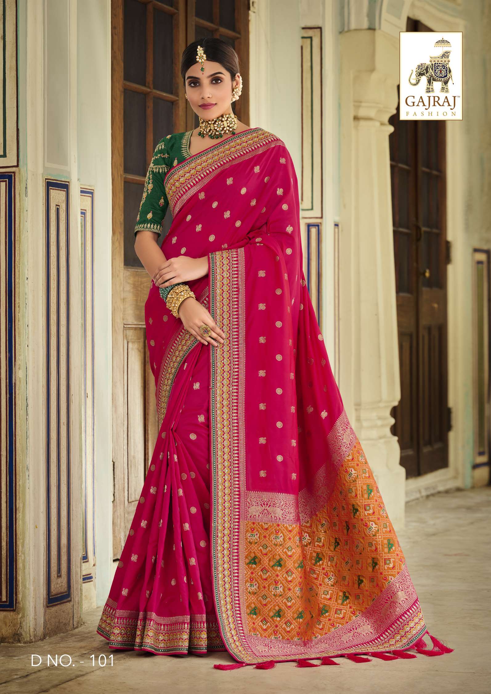 Sumshy Latest Wedding Wear Designer Silk Saree Online