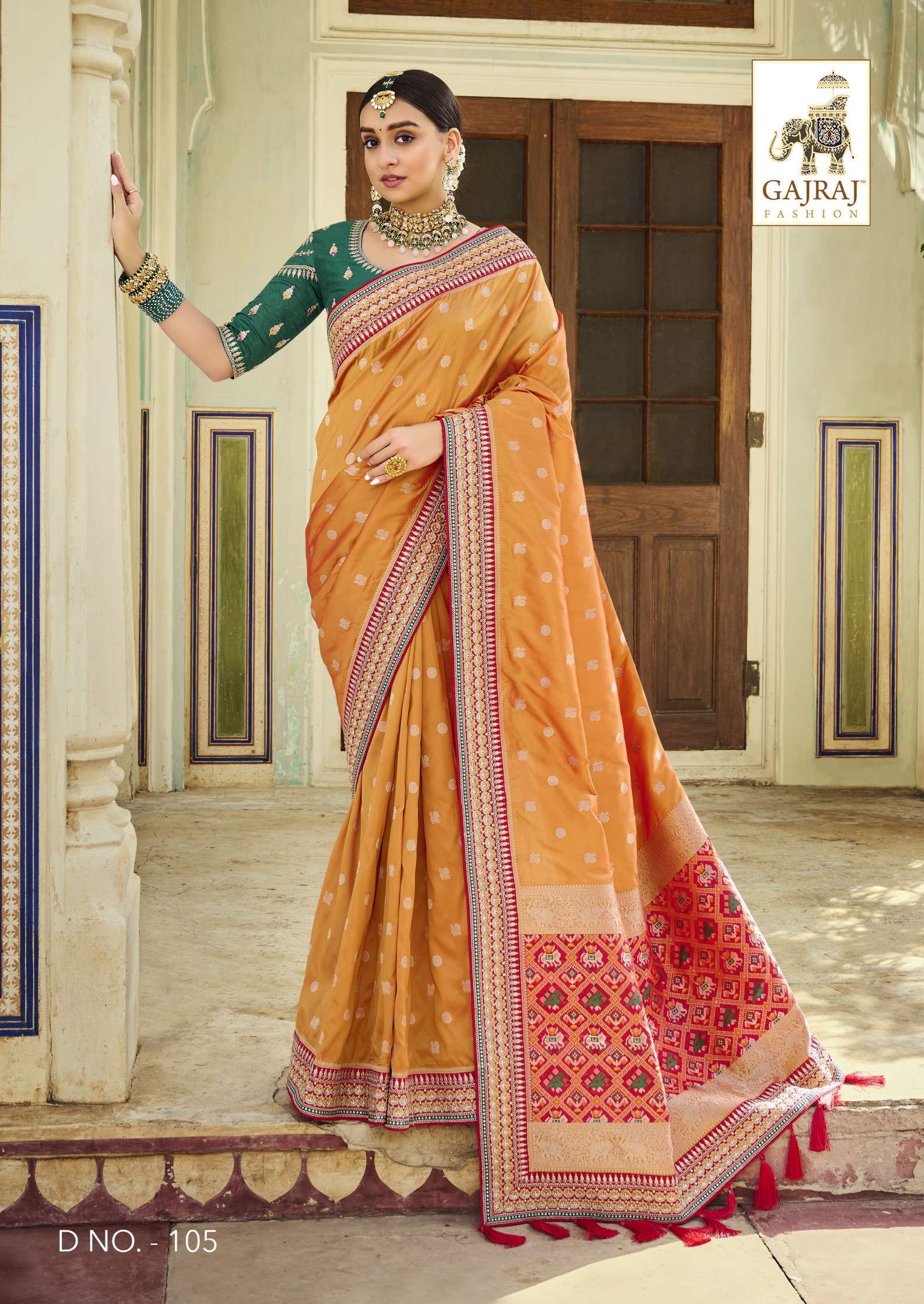 Sumshy Latest Wedding Wear Designer Silk Saree Online