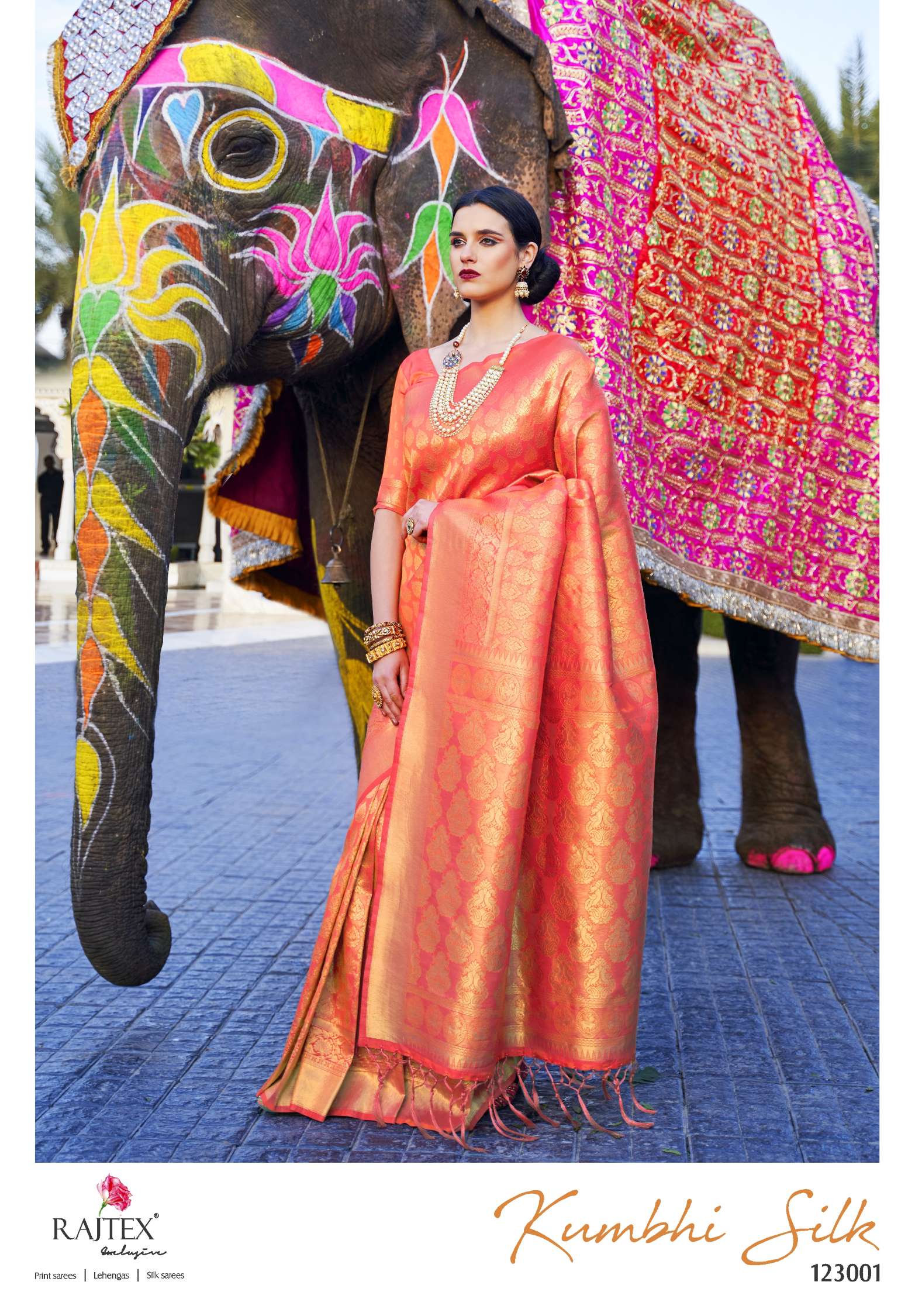 Rajtex Kumbhi Zari Weaving Handloom Silk Saree