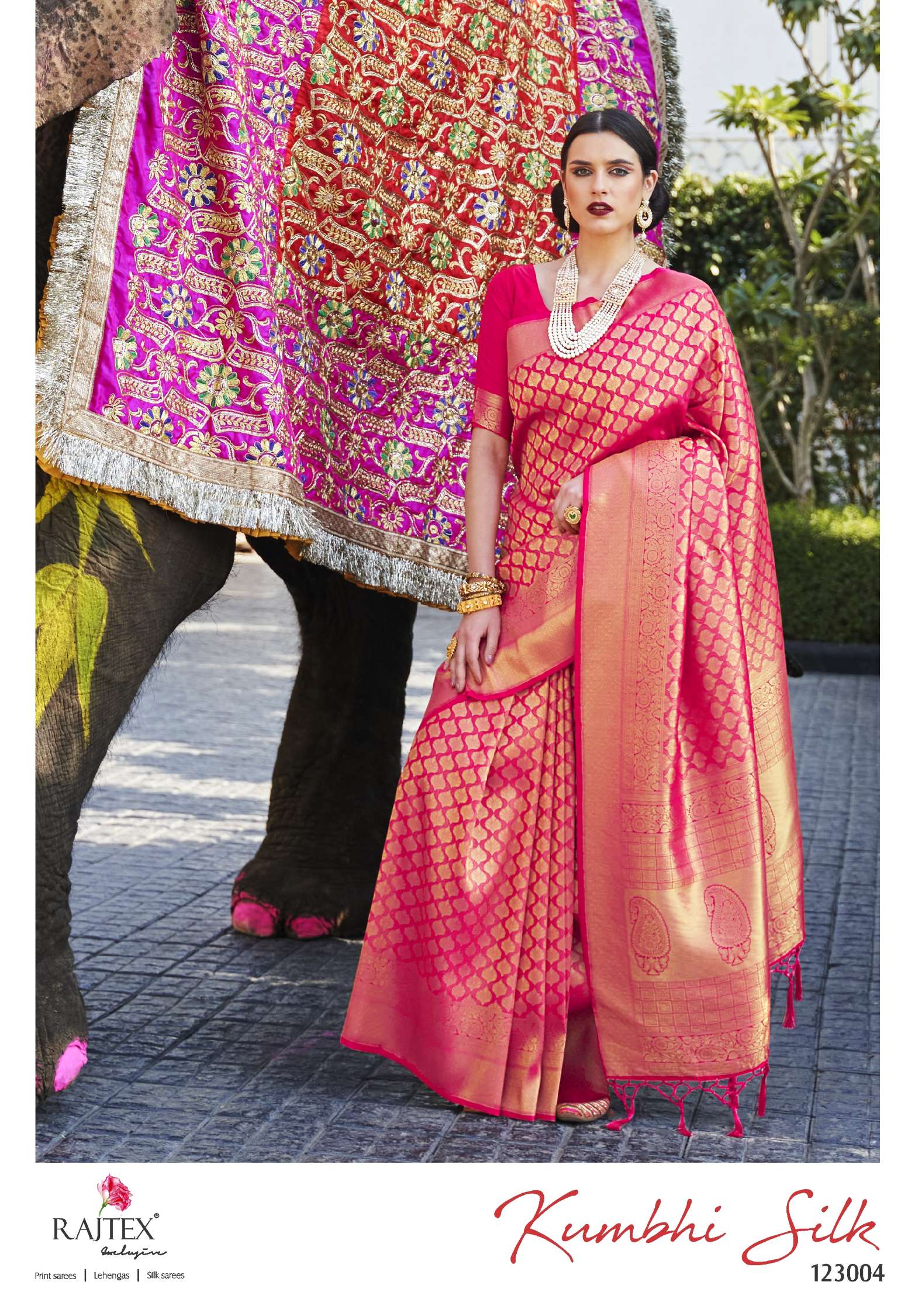 Rajtex Kumbhi Zari Weaving Handloom Silk Saree