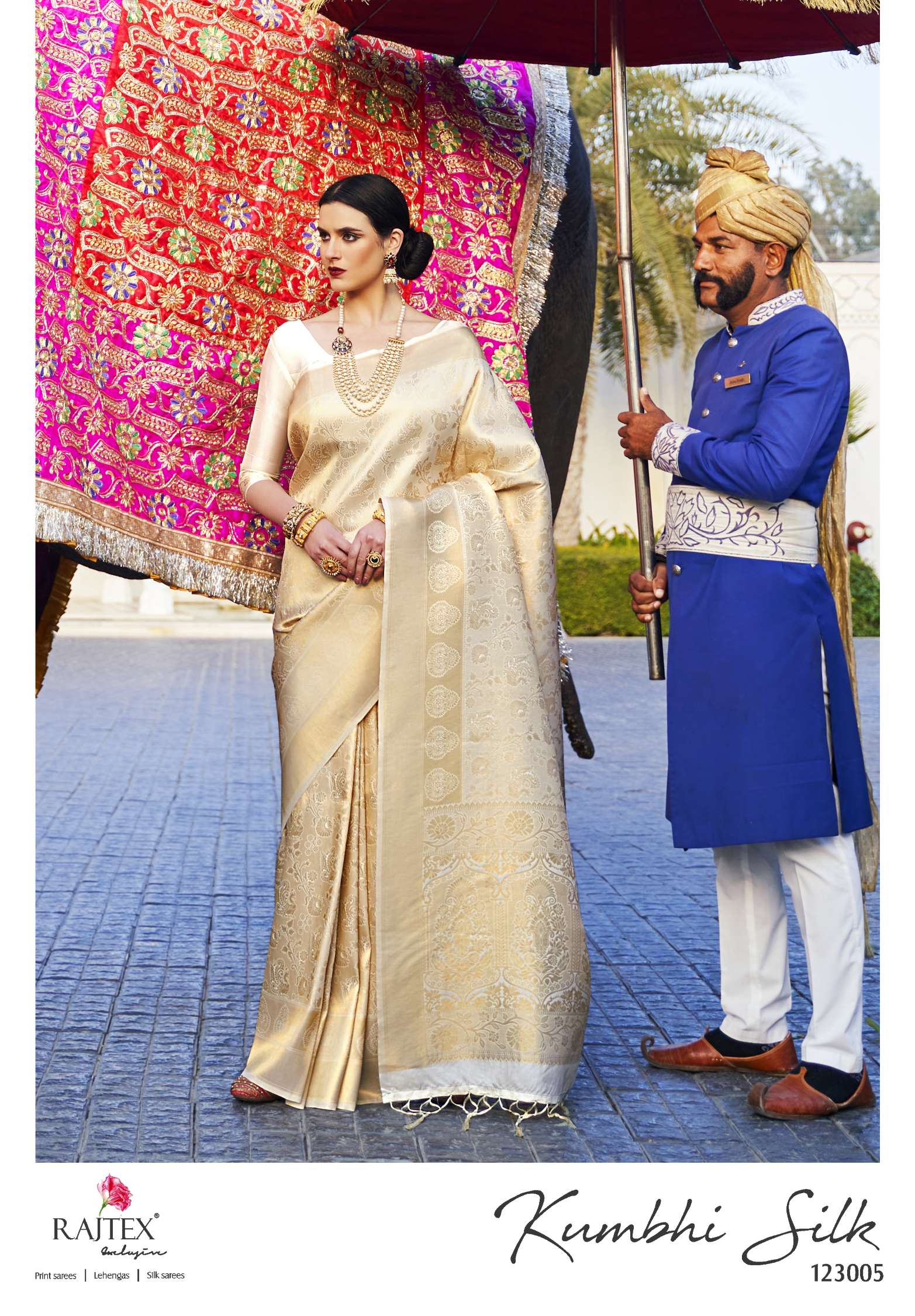 Rajtex Kumbhi Zari Weaving Handloom Silk Saree