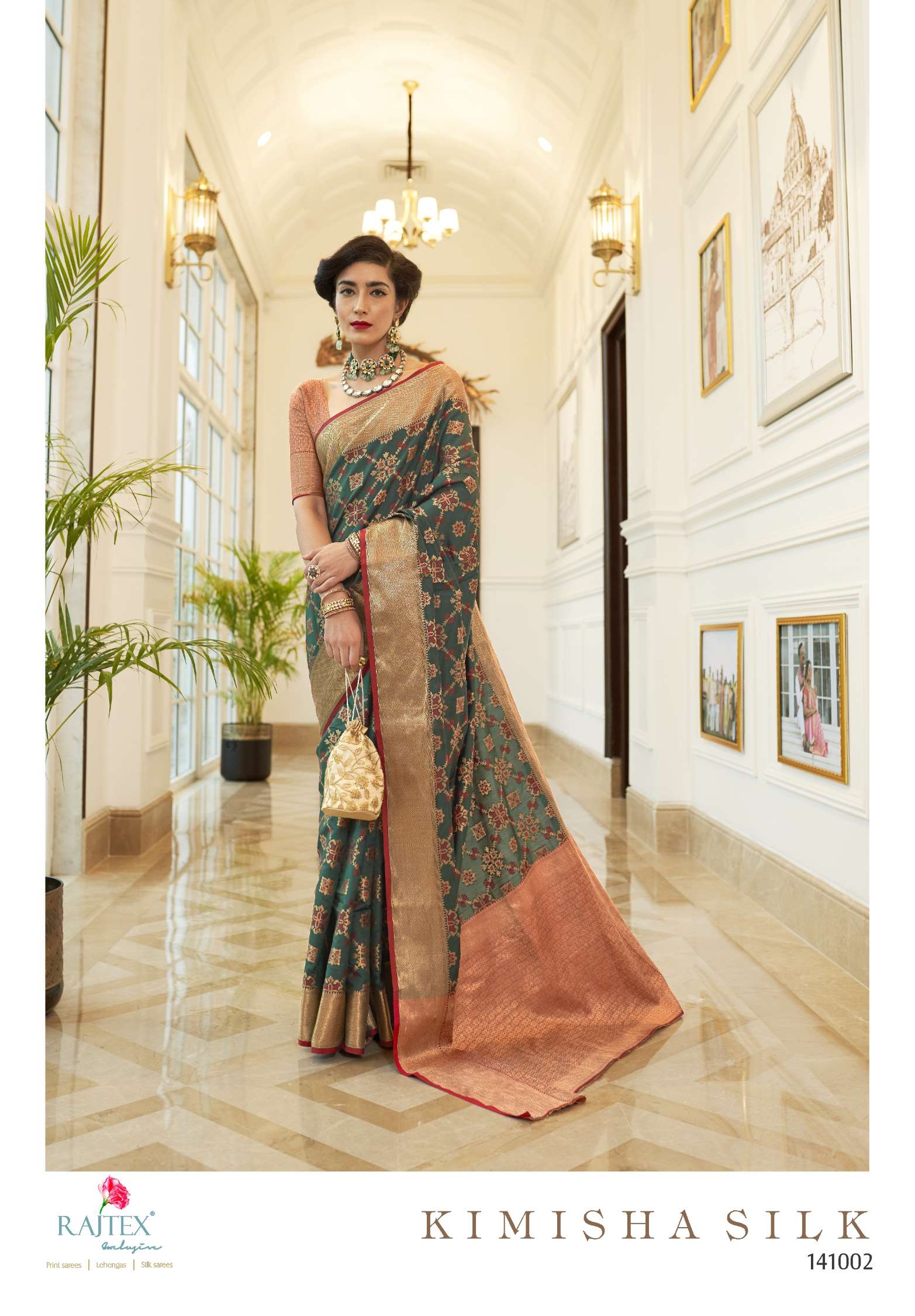 Rajtex Kimisha Indian Patola Handloom Silk Saree
