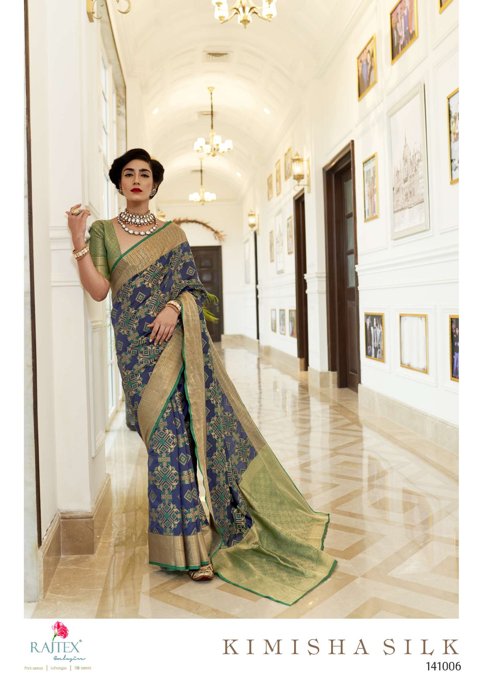 Rajtex Kimisha Indian Patola Handloom Silk Saree