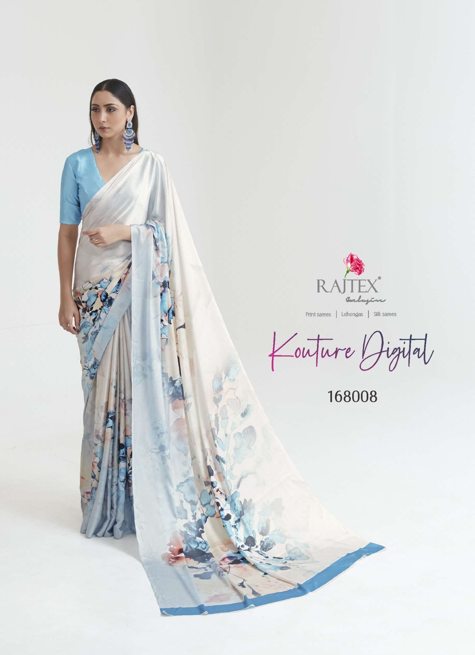 Rajtex Kouture Digital Printed Edition Silk Saree
