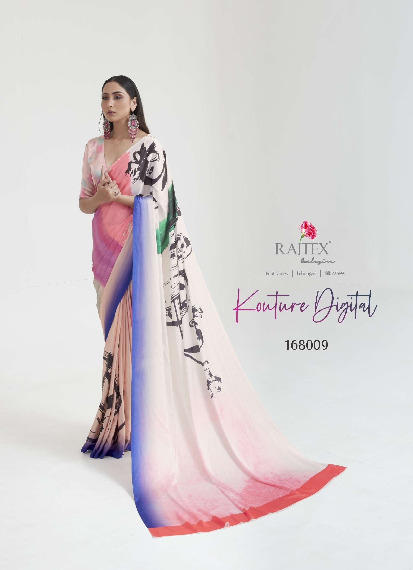 Rajtex Kouture Digital Printed Edition Silk Saree