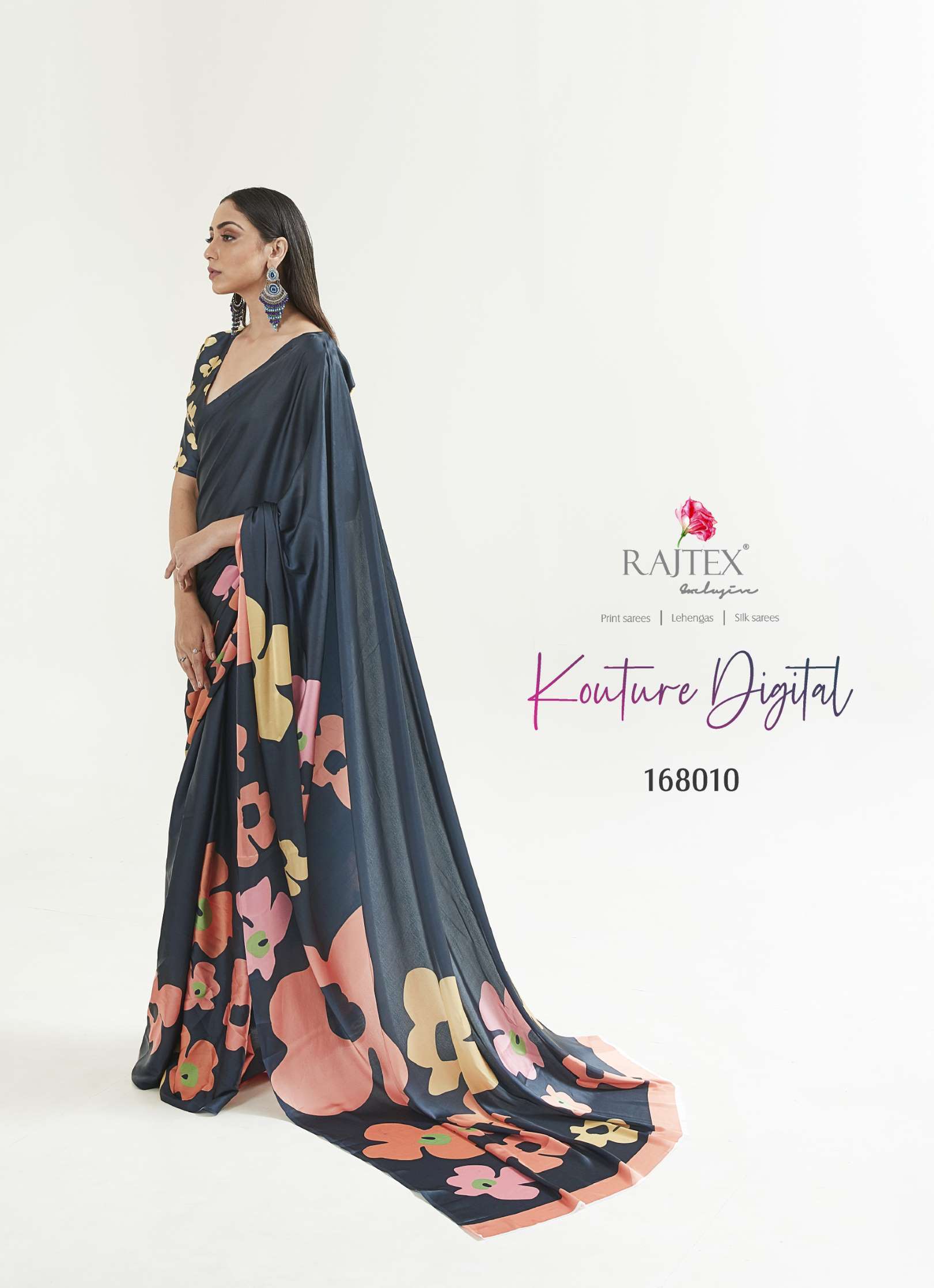 Rajtex Kouture Digital Printed Edition Silk Saree