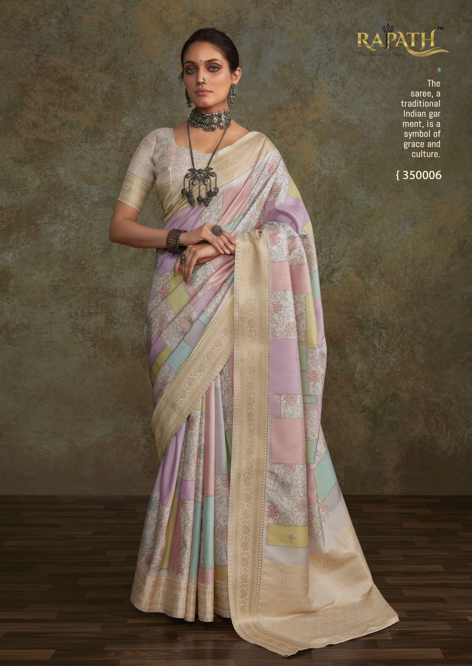 Rajpath Shrinika Designer Handloom Silk Saree