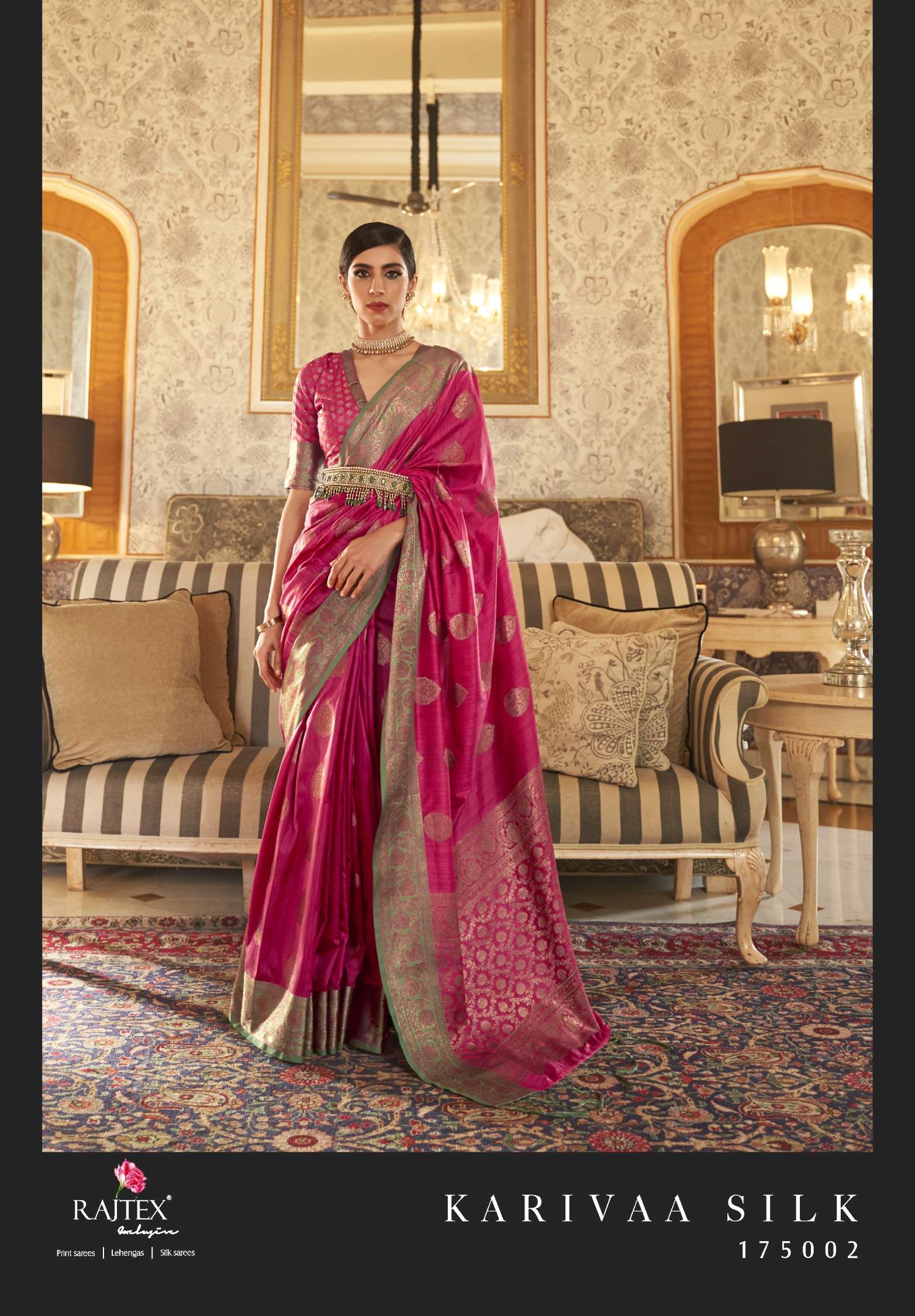 Rajtex Karivaa Handloom Weaving Silk Saree