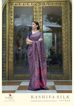 Rajtex Kashifa Kashmiri Modal Handloom Silk Saree