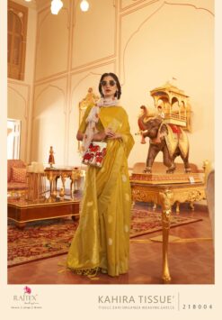 Rajtex Kahira Tissue Zari Organza Weaving Saree