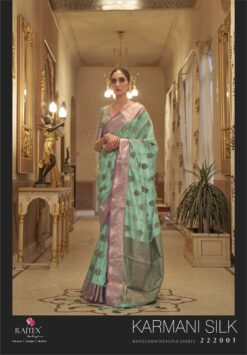 Rajtex Karmani Designer Handloom Weaving Silk Sarees