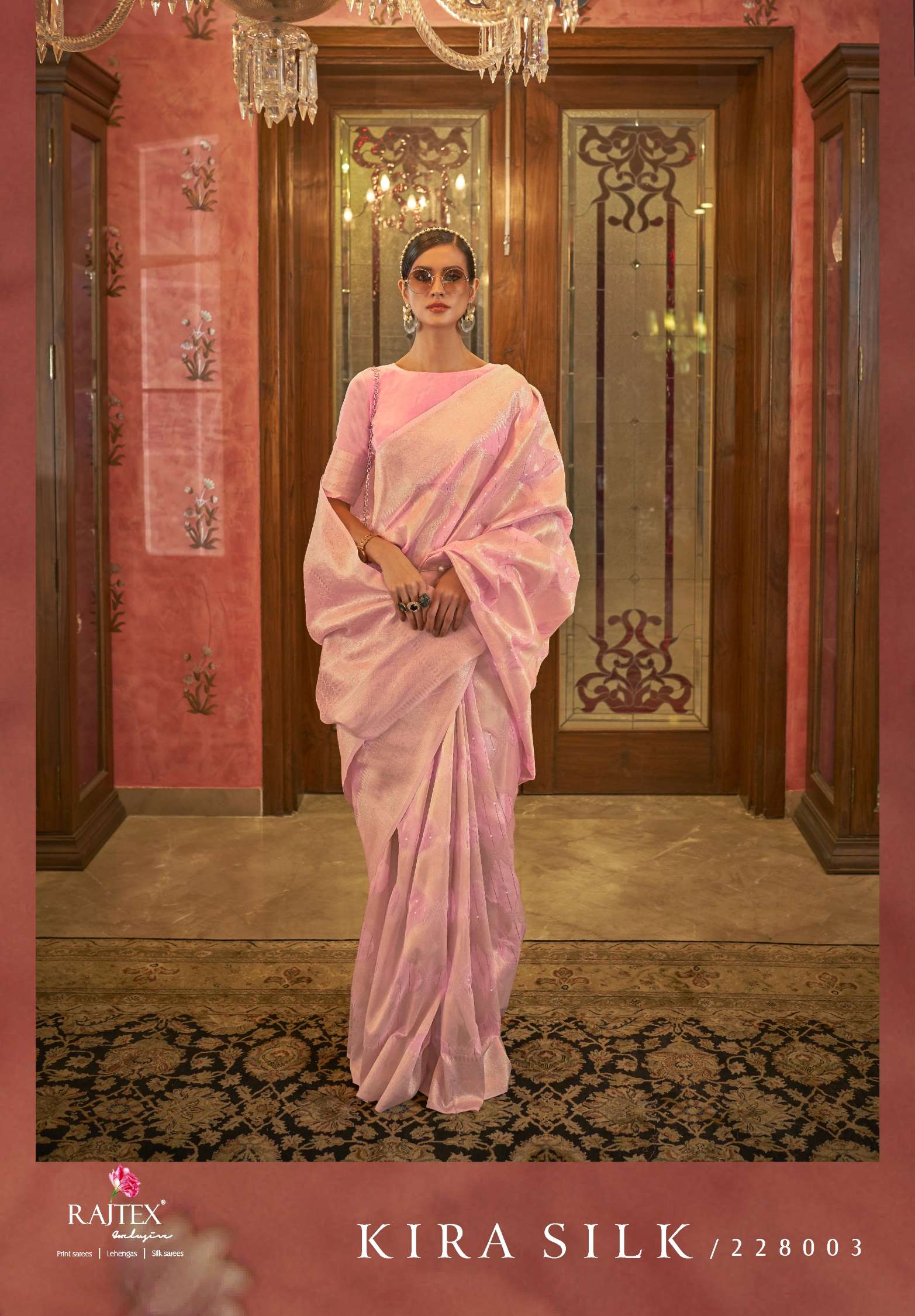 Rajtex Kira Modal Sequence Value Added Silk Sarees