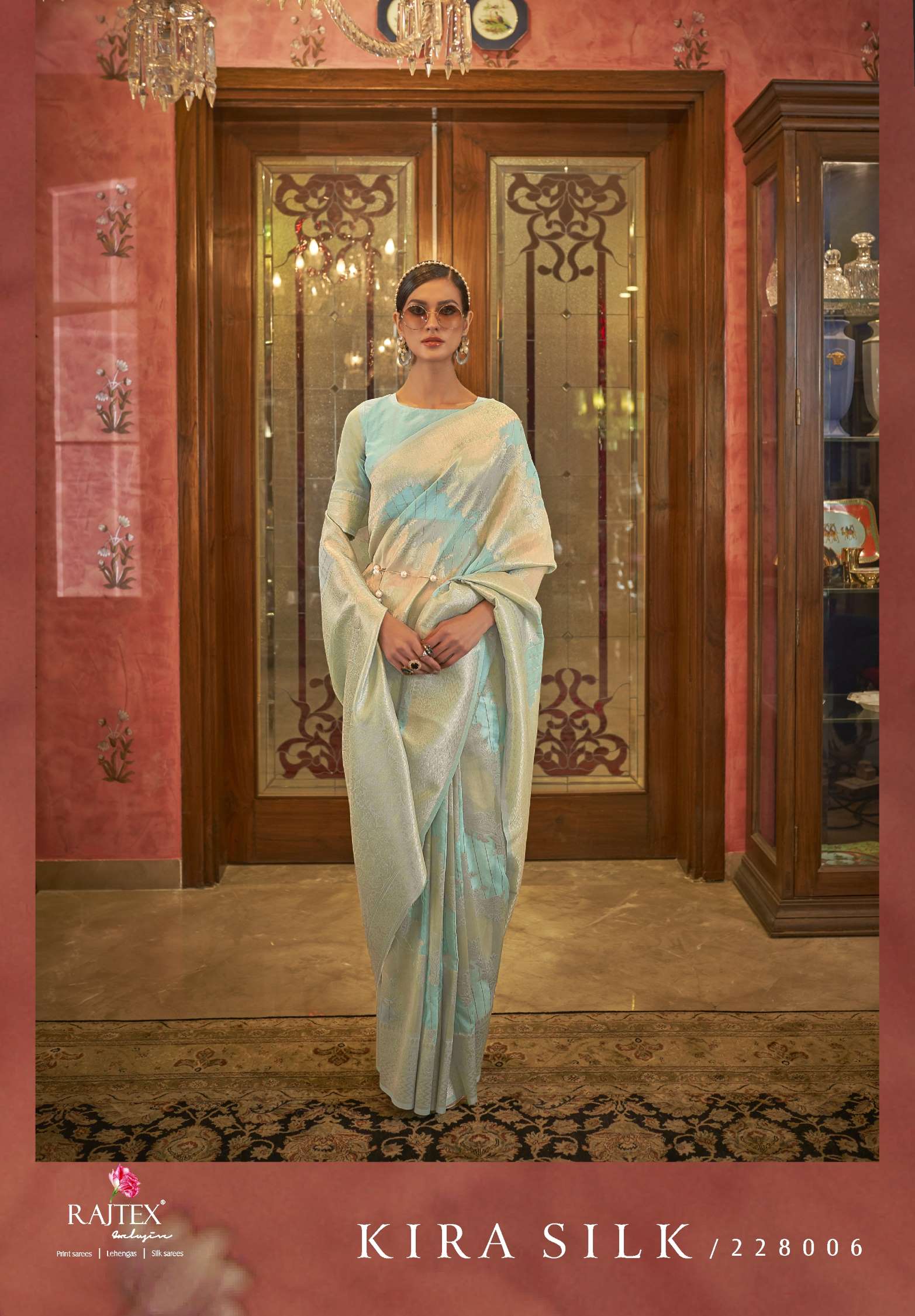Rajtex Kira Modal Sequence Value Added Silk Sarees