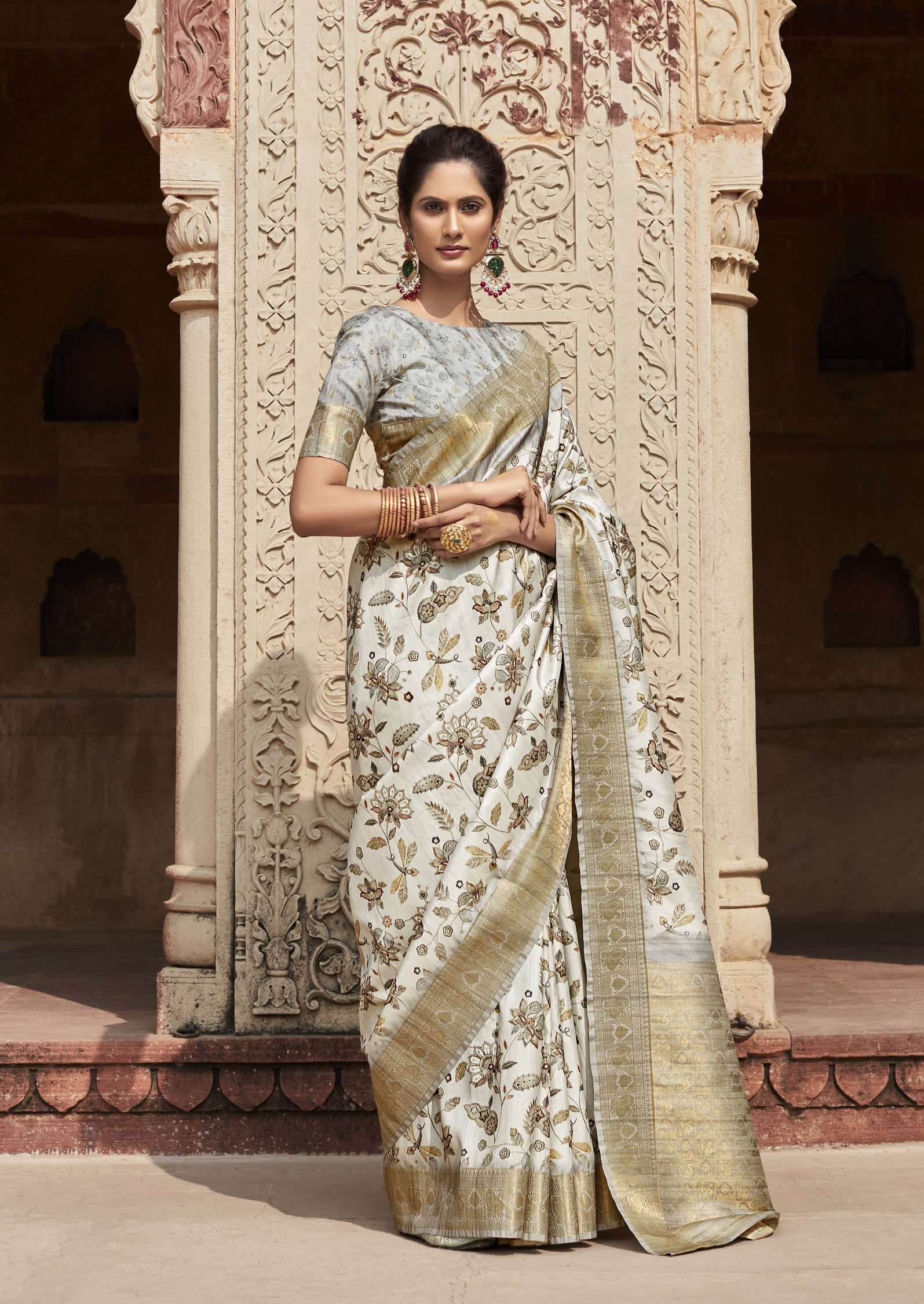 Rajpath Kavya Wedding Wear Jacquard Handloom Silk Saree