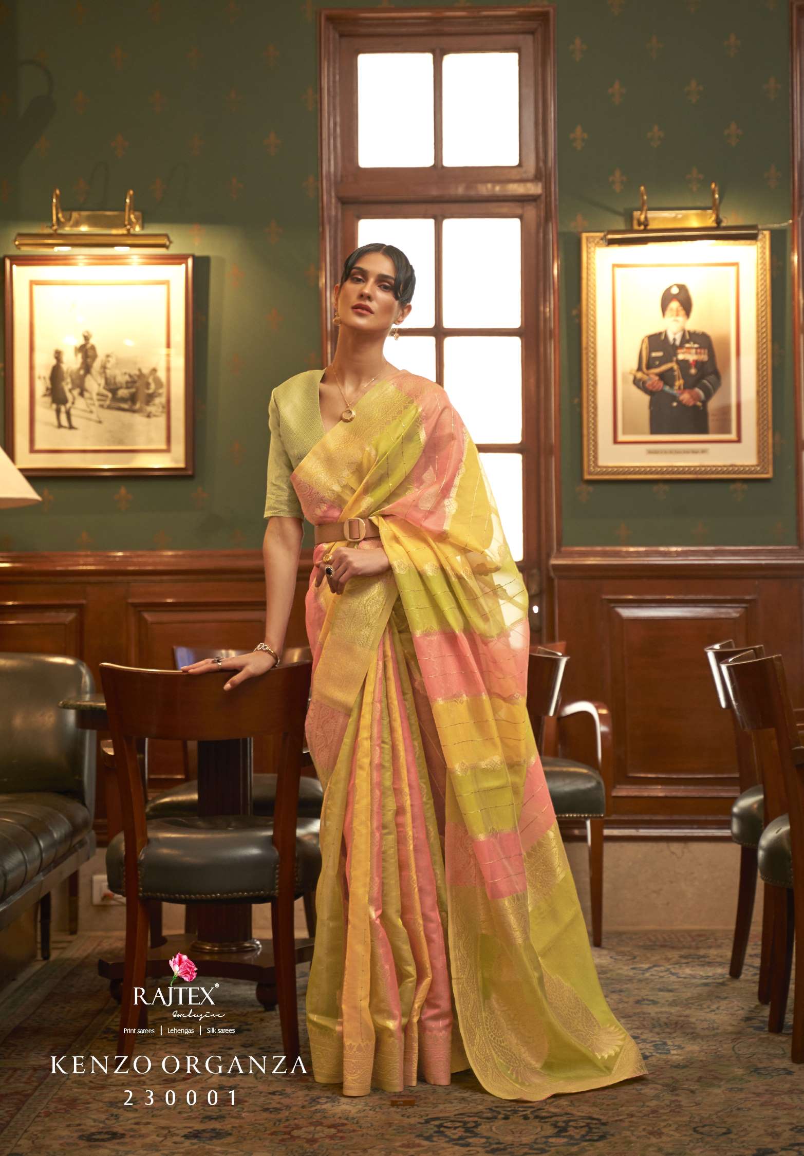 Rajtex Kenzo Organza Sequence Value Added Silk Sarees