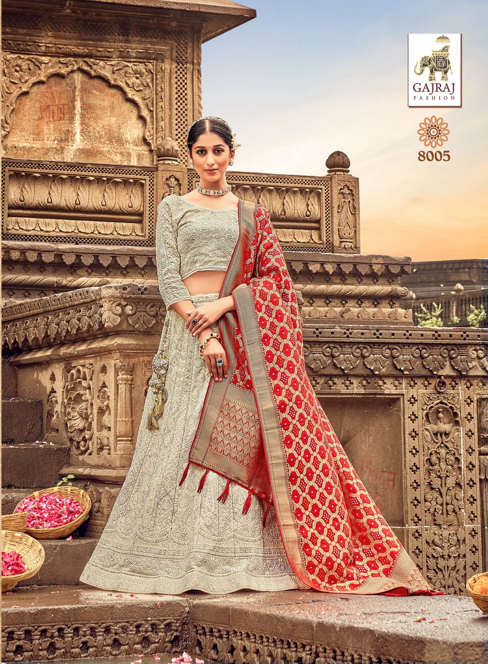Sumshy Wedding Wear Embroidery Georgette Lehenga Choli