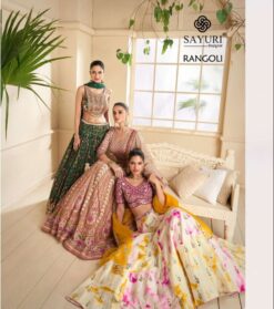 Sayuri Rangoli Wedding Wear Georgette Embroidered Lehenga Choli