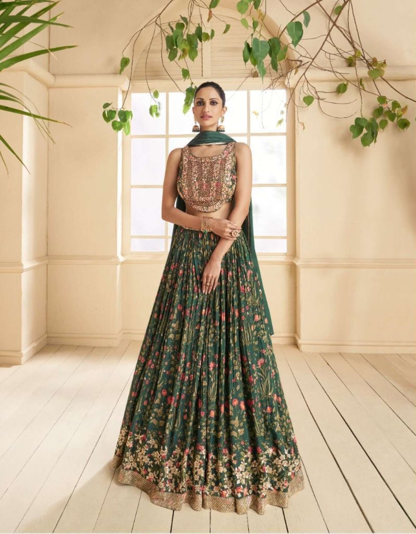 Sayuri Rangoli Wedding Wear Georgette Embroidered Lehenga Choli