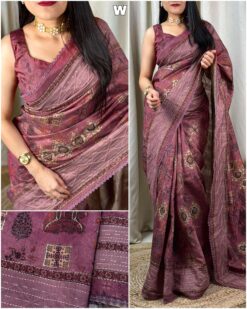 Sumshy New Design Ruhaani Silk Kalamkari Print Saree