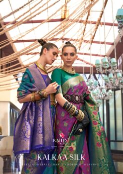 Rajtex Kalkaa Silk Wedding Wear Saree Handloom Weaving