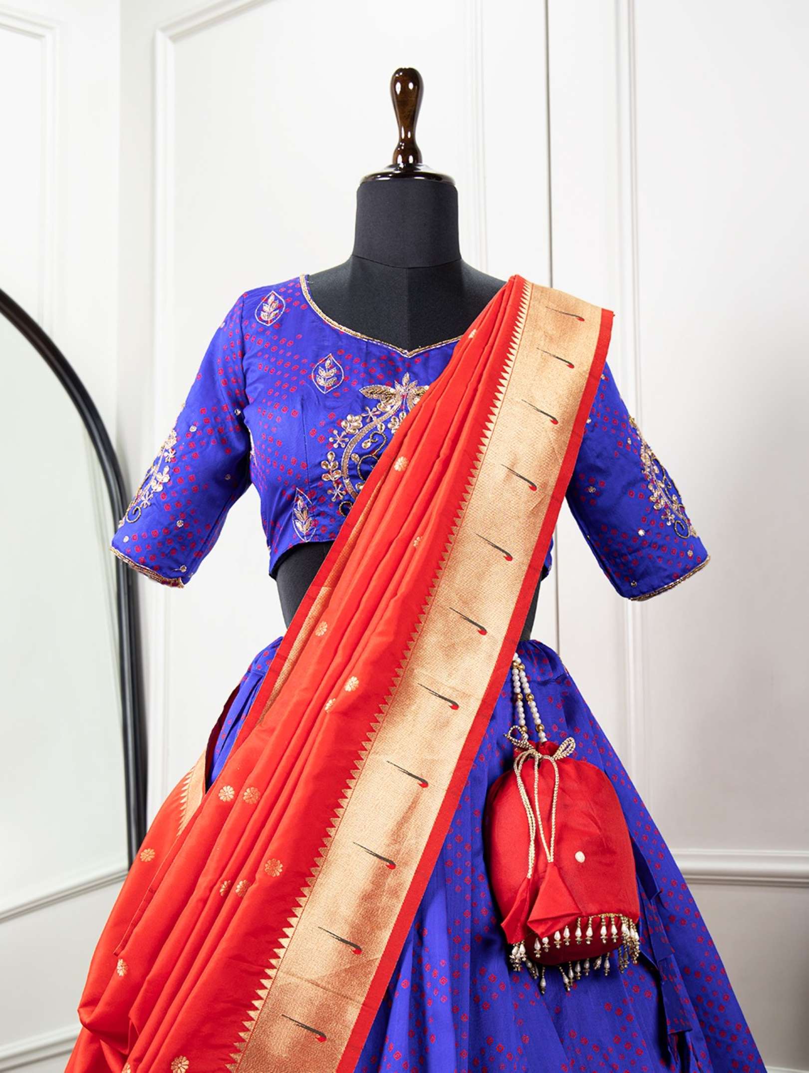 Sumshy Traditional Wear Jacquard Silk Lehenga Choli