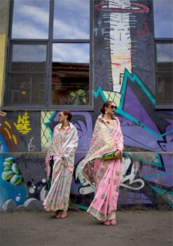 Rajtex Krafitti Handwoven Textured Silk Designer Saree