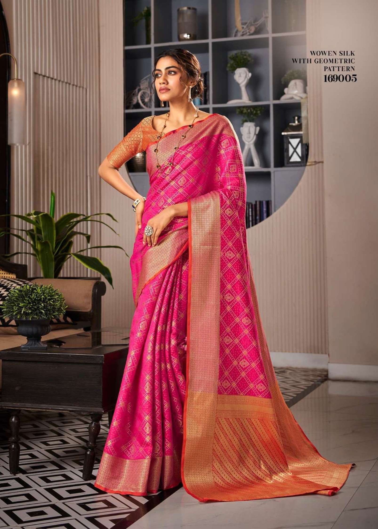 Rajpath Rangoon Handloom Patola Weaving Silk Saree