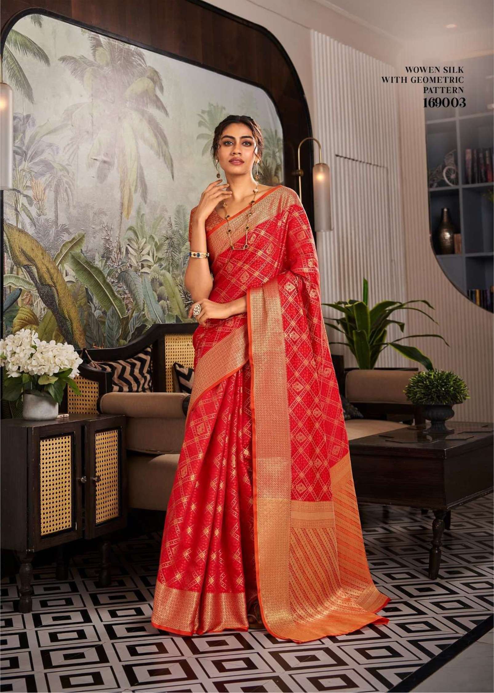 Rajpath Rangoon Handloom Patola Weaving Silk Saree