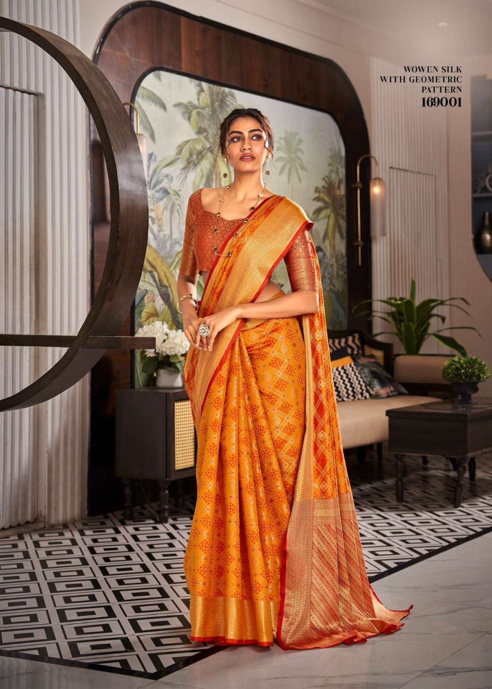 Rajpath Rangoon Handloom Patola Weaving Silk Saree