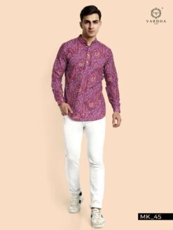 Sumshy Latest Mens Wear Printed Cotton Shirt In Surat