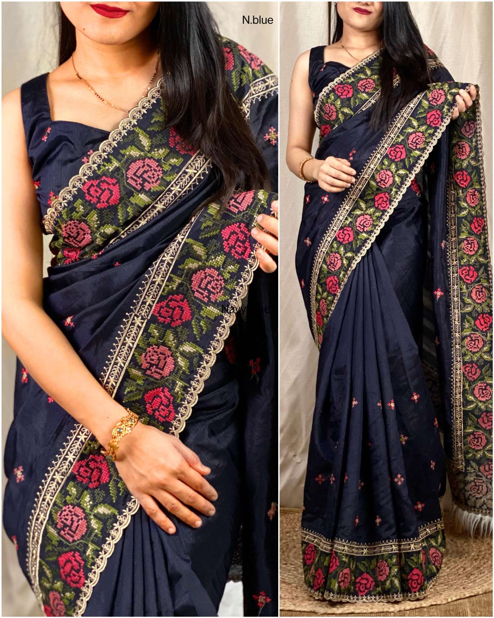 Sumshy Nandika Designer Party Wear Ruhani Silk Saree