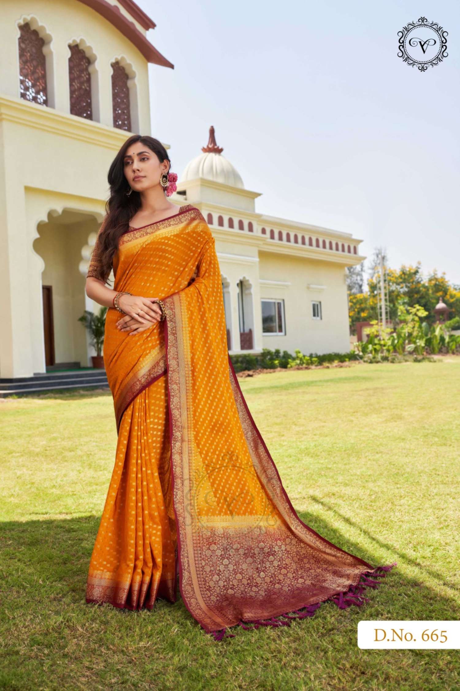 Sumshy Mohini Latest Designer Georgette Saree