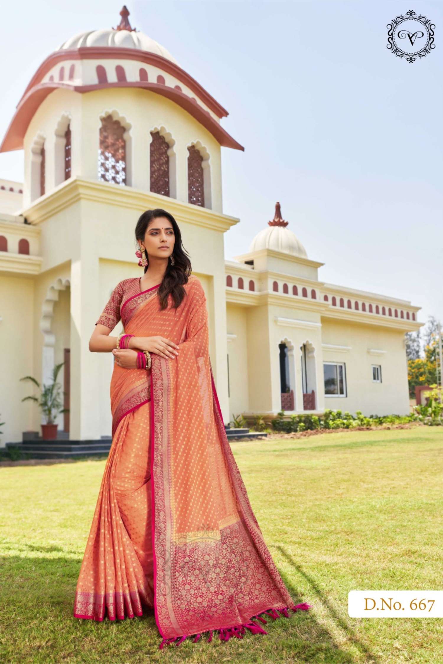 Sumshy Mohini Latest Designer Georgette Saree