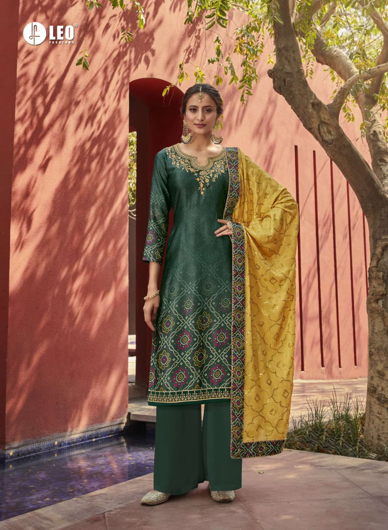 Sumshy Leo Aarkh Vol 5 Digital Printed Satin Readymade Dress