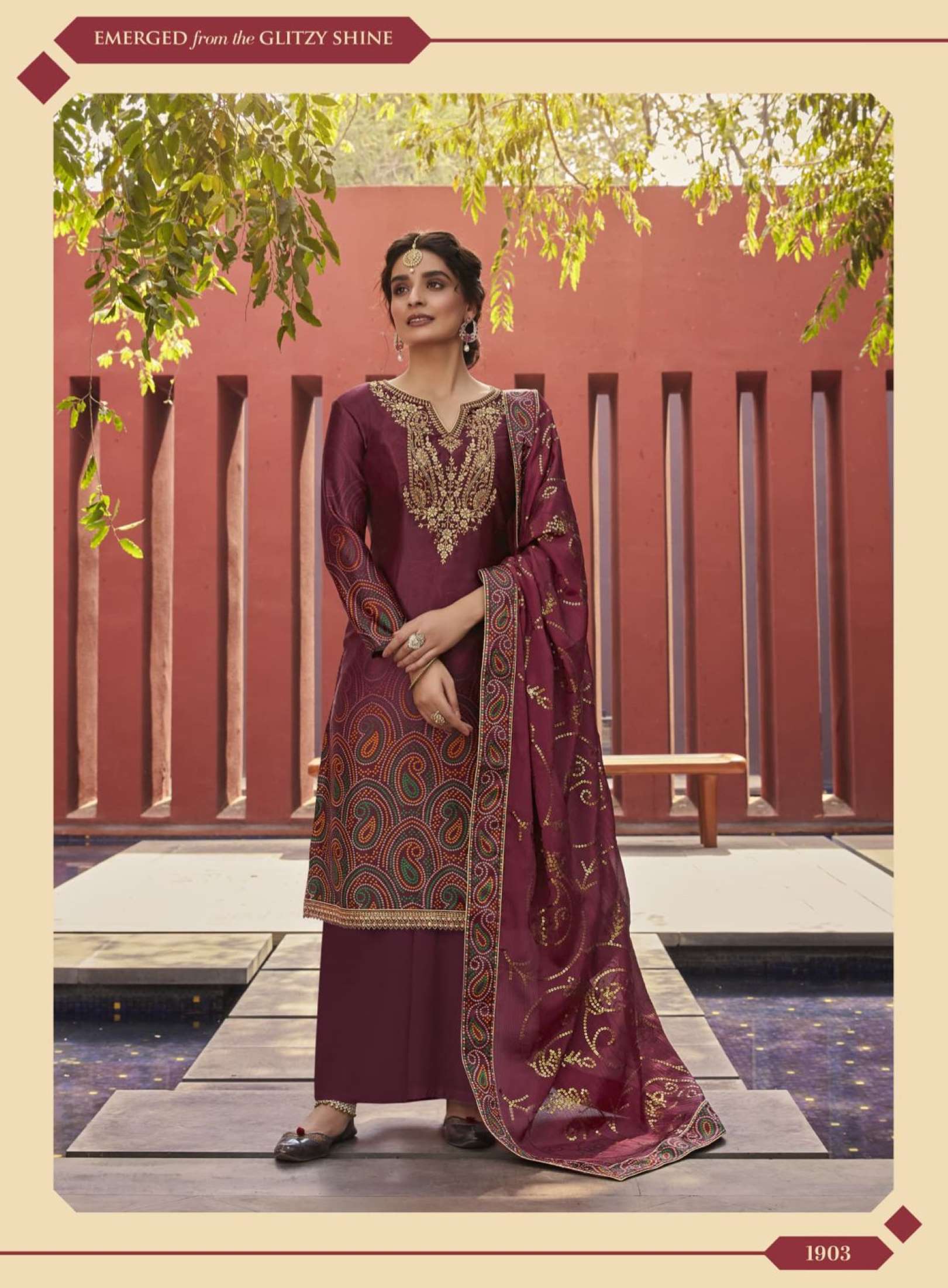 Sumshy Leo Aarkh Vol 5 Digital Printed Satin Readymade Dress