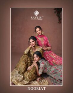 Sayuri Nooriat Designer Organza Silk Gown With Dupatta