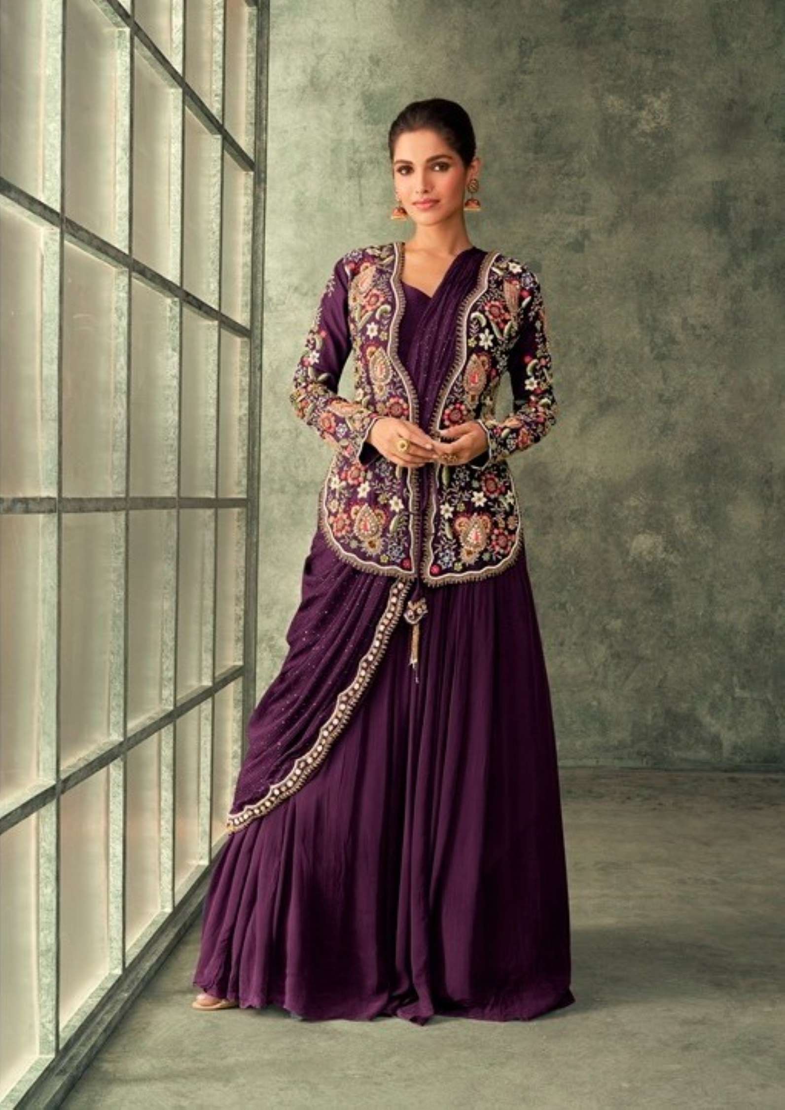 Sayuri Evergreen Special Georgette Readymade Dress