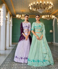 Shubhkala Girlish Embroidery Georgette Lehenga Choli