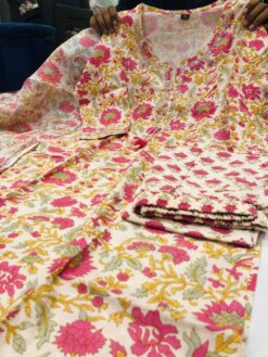 Sumshy Floral Printed Pure Cotton Readymade Dress