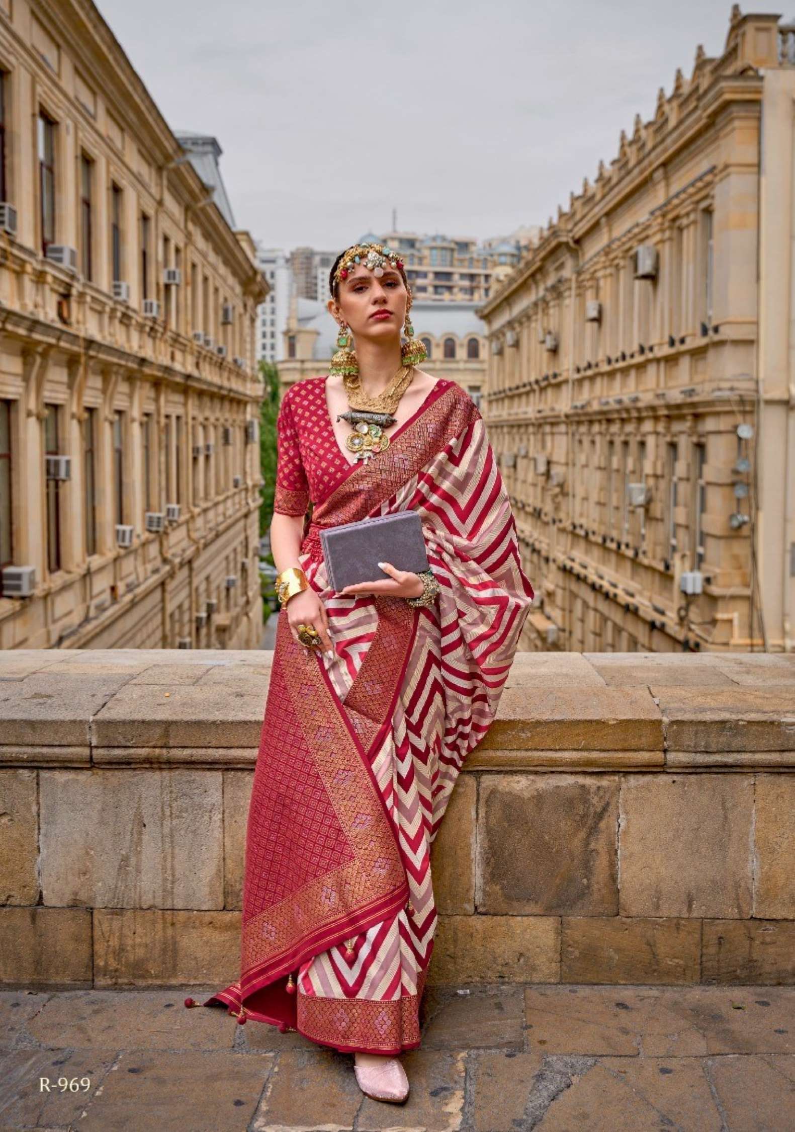 Rewaa Florance Superior V.P. Silk Printed Designer Sarees