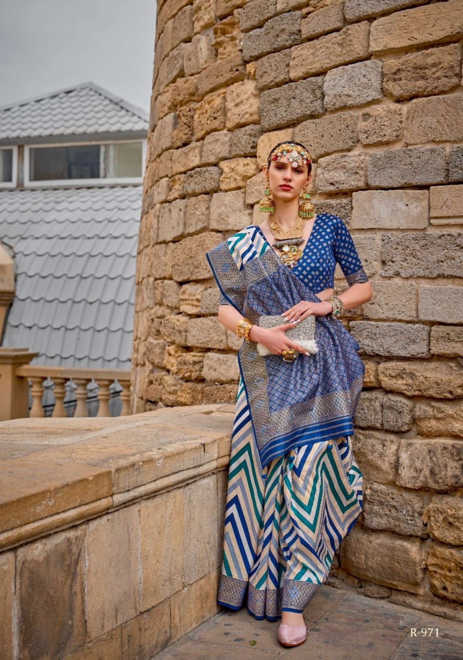 Rewaa Florance Superior V.P. Silk Printed Designer Sarees