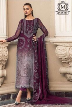 Sumshy Maryams Heavy Double Tone Organza Dress Material