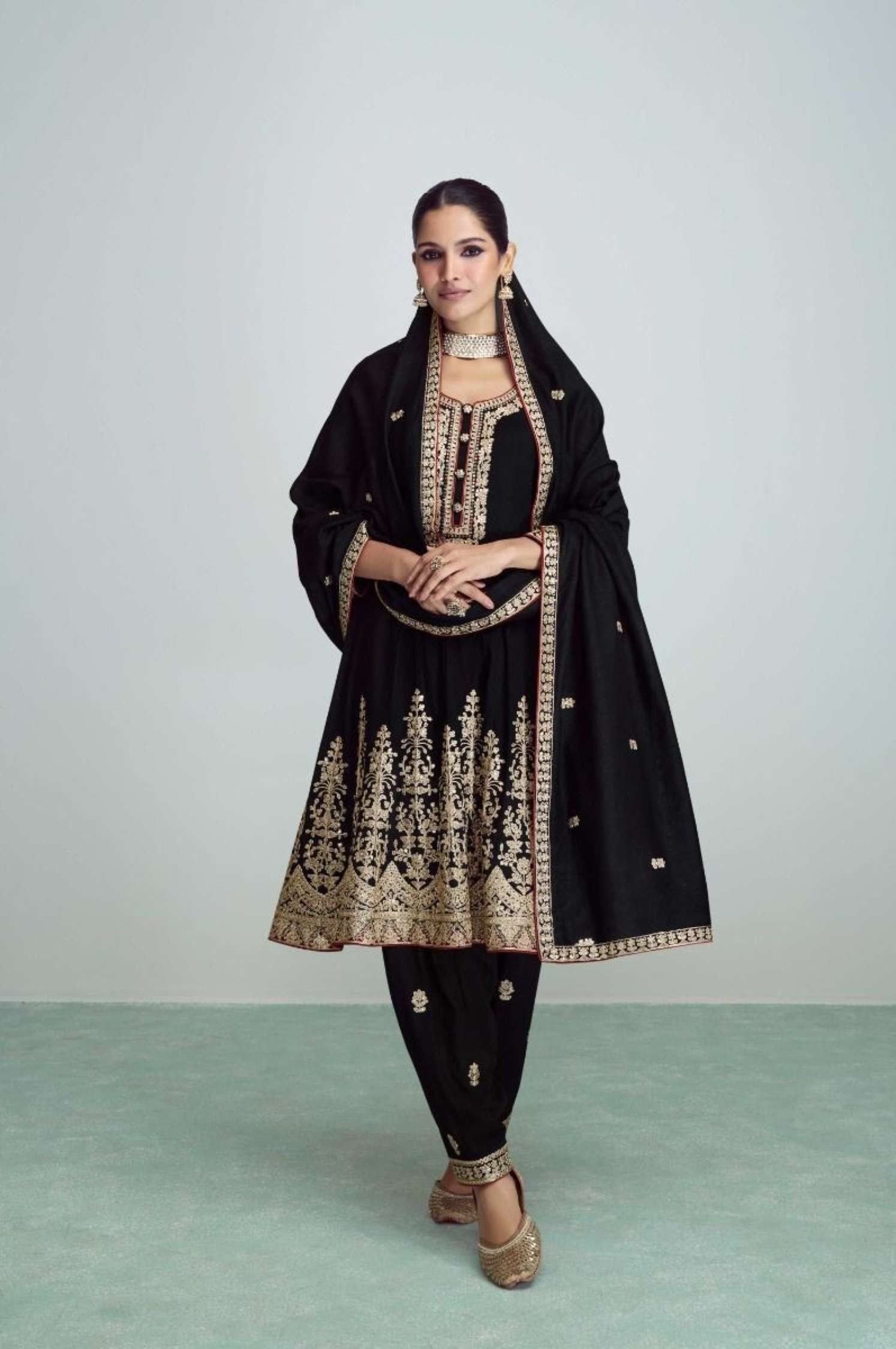 Aashirwad Riwaaz Premium Silk Readymade Dress