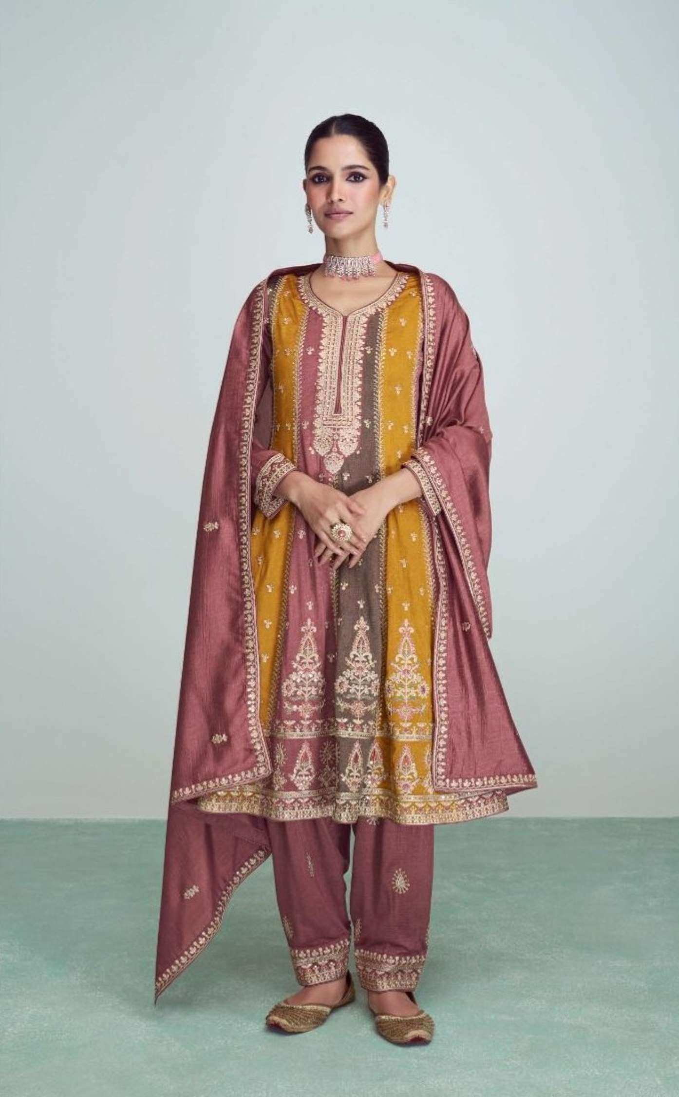 Aashirwad Riwaaz Premium Silk Readymade Dress