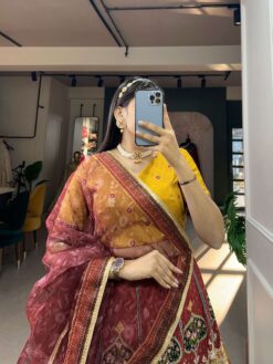 Sumshy Wedding Wear Printed Vaishali Silk Lehenga Choli