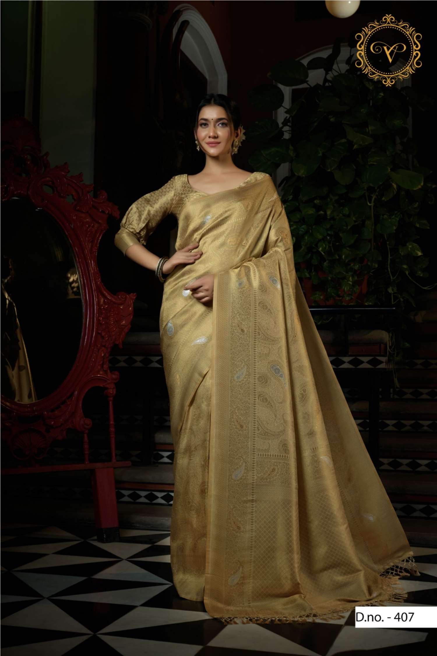 Sumshy Anamika Zari Weaving Kanjivaram Silk Sarees